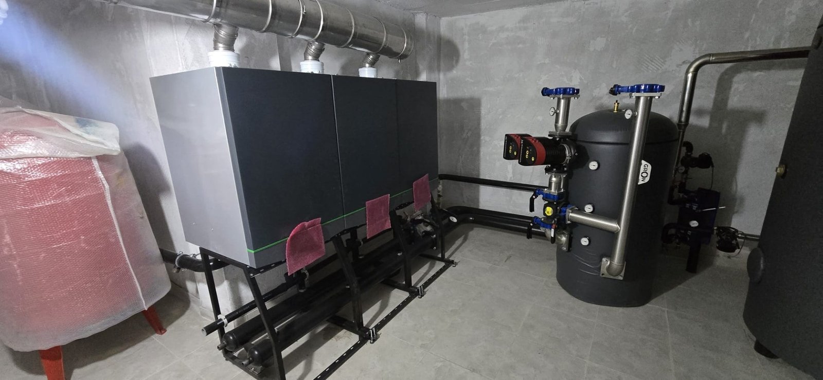 Hadımköy konut yerden ısıtma + boyler sıcak su projesi Fotoğraf 6